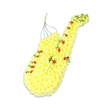 Set against a crisp white background, this large floral tribute recreates the graceful outline of a saxophone using nothing but fresh flowers and careful craftsmanship. The main body of the instrument is composed entirely of densely packed yellow chrysanthemums, forming a smooth, velvety carpet of petals that reads as a soft translation of gleaming brass. Their sunny hue glows gently, bringing a quiet warmth that feels right for a farewell gathering in Tufnell Park or along the leafy streets between Archway and Kentish Town. Tracing the path where the keys and decorative fittings would sit, delicate strings of orange-red spray roses have been laid with precision, each tiny bloom opening like a musical accent against the yellow background. Nestled among them are touches of fresh green foliage, which add contrast and breathe a sense of life into the tribute, much like breath through a real saxophone. Slender green support wires can be glimpsed at the edges of the composition, subtly suggesting the complex engineering hidden behind its simple, elegant lines. The bell of the saxophone flares gently outward at the base, while the neck curves up and away, perfectly capturing the familiar shape any music lover would recognise. A soft shadow falls beneath the arrangement, emphasizing that it is a substantial, three-dimensional piece, perhaps resting on a stand in a local chapel or funeral home. The overall mood is tender and reflective, making this floral saxophone a fitting memorial for a musician, jazz appreciator, or beloved relative whose life in North London was underscored by melody, rhythm, and song.